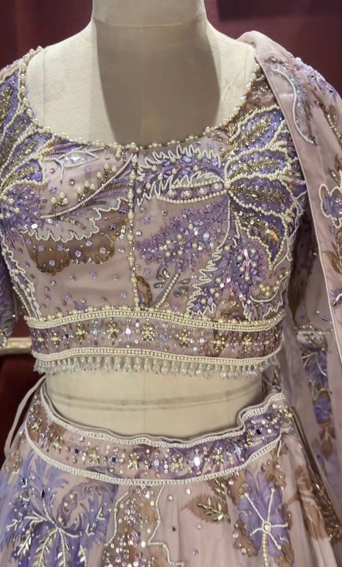 Grand Designer Lavender colour Lehenga