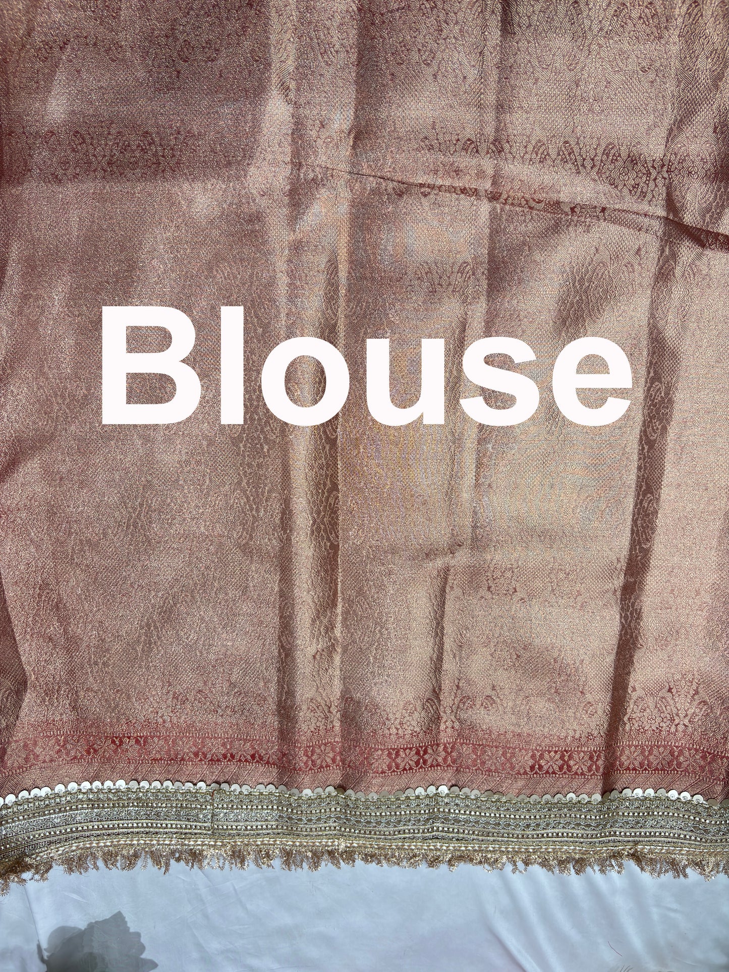 Saree with Handcrafted Elephant Motif Embroidery & Sequined Border