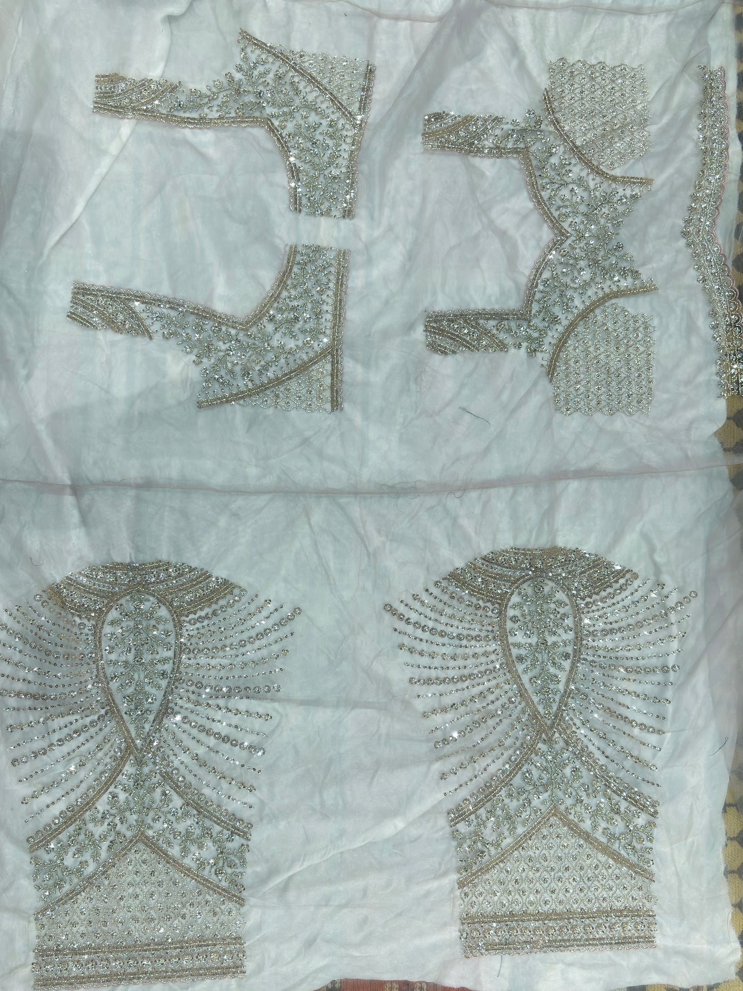 Elegant Mint Green Net Saree with Sequin & Zari Embroidery