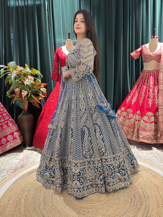 Perfect Lehenga with Intricate Embroidery and Matching Dupatta