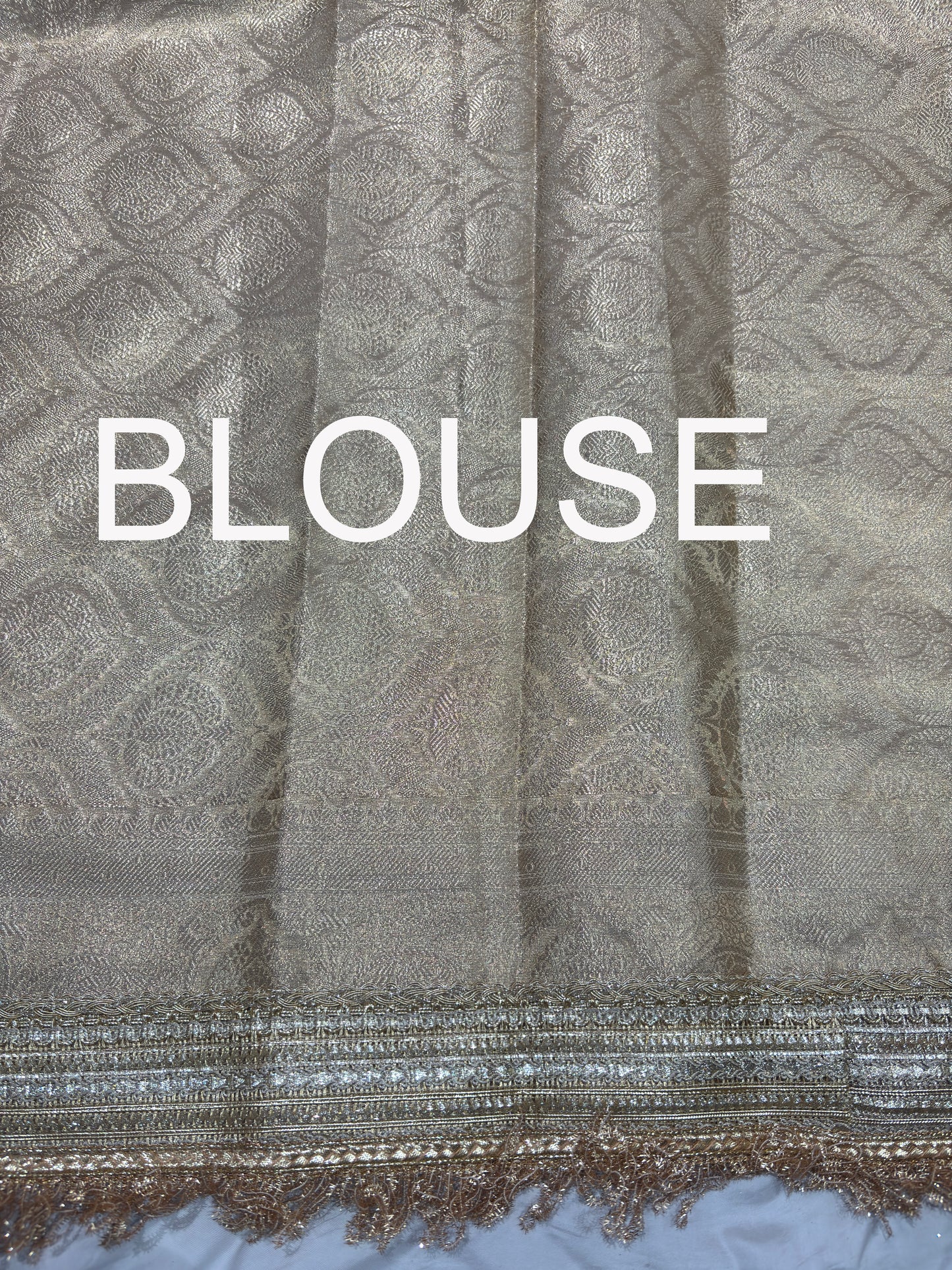 Golden Colour Gajraj Maharani Saree With zari border