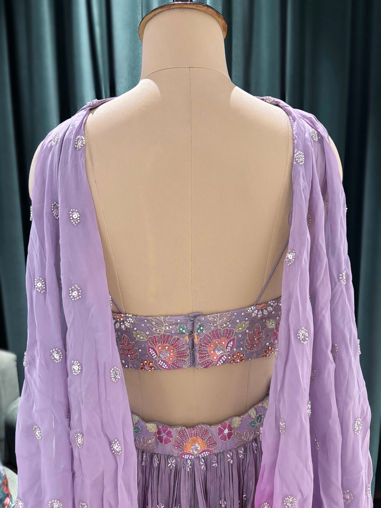 Elegant Lehenga with Cutdana Thread & Sequins Work