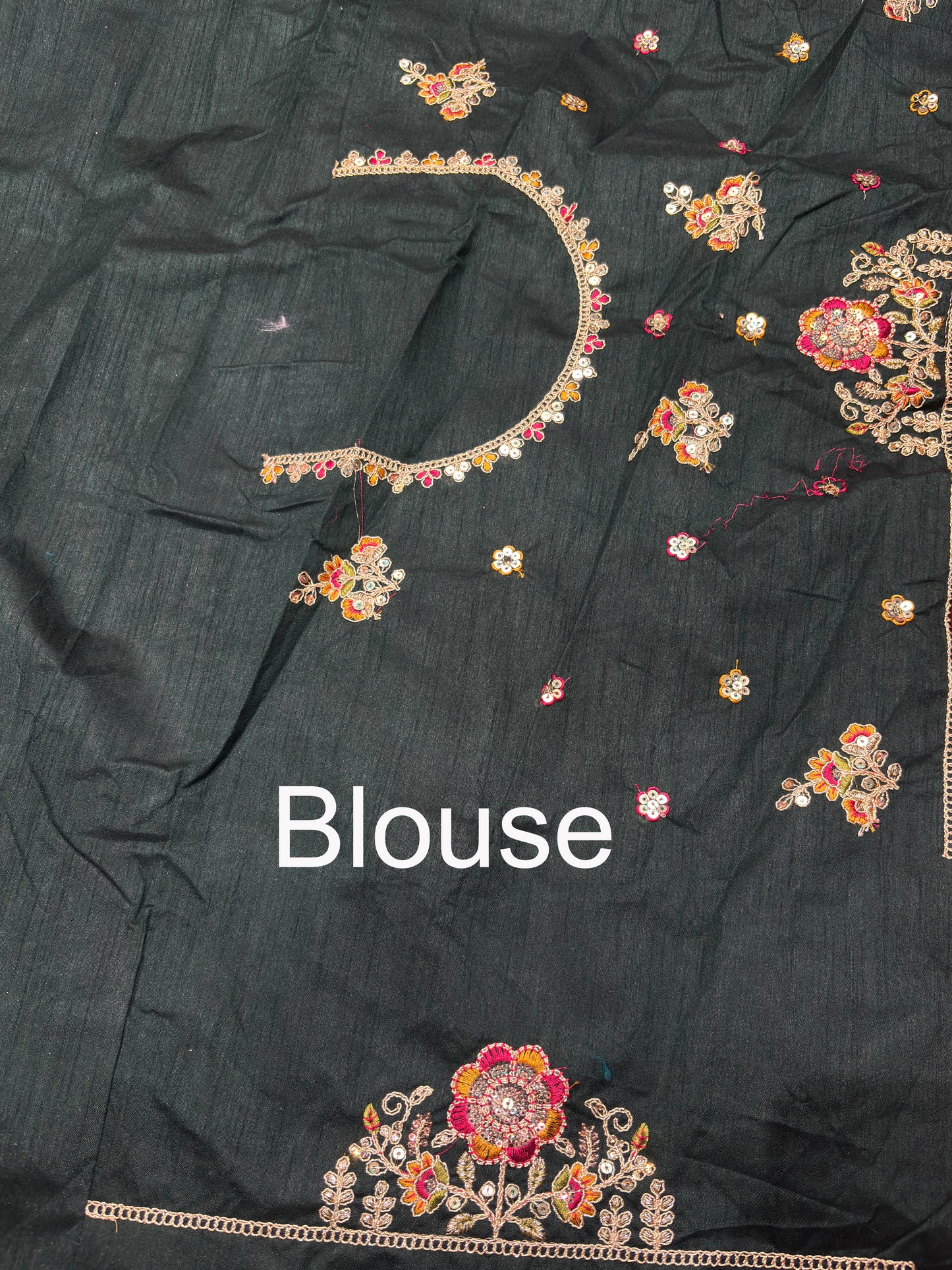 Gajji Silk Regal Red-Gold Embroidered Saree with Paisley Motifs