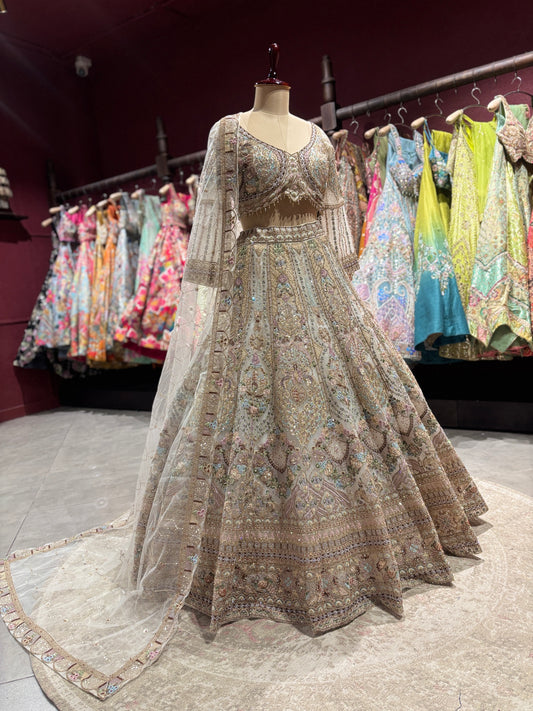 Grand Heavy Embroidered Designer Lehenga Choli with Dupatta