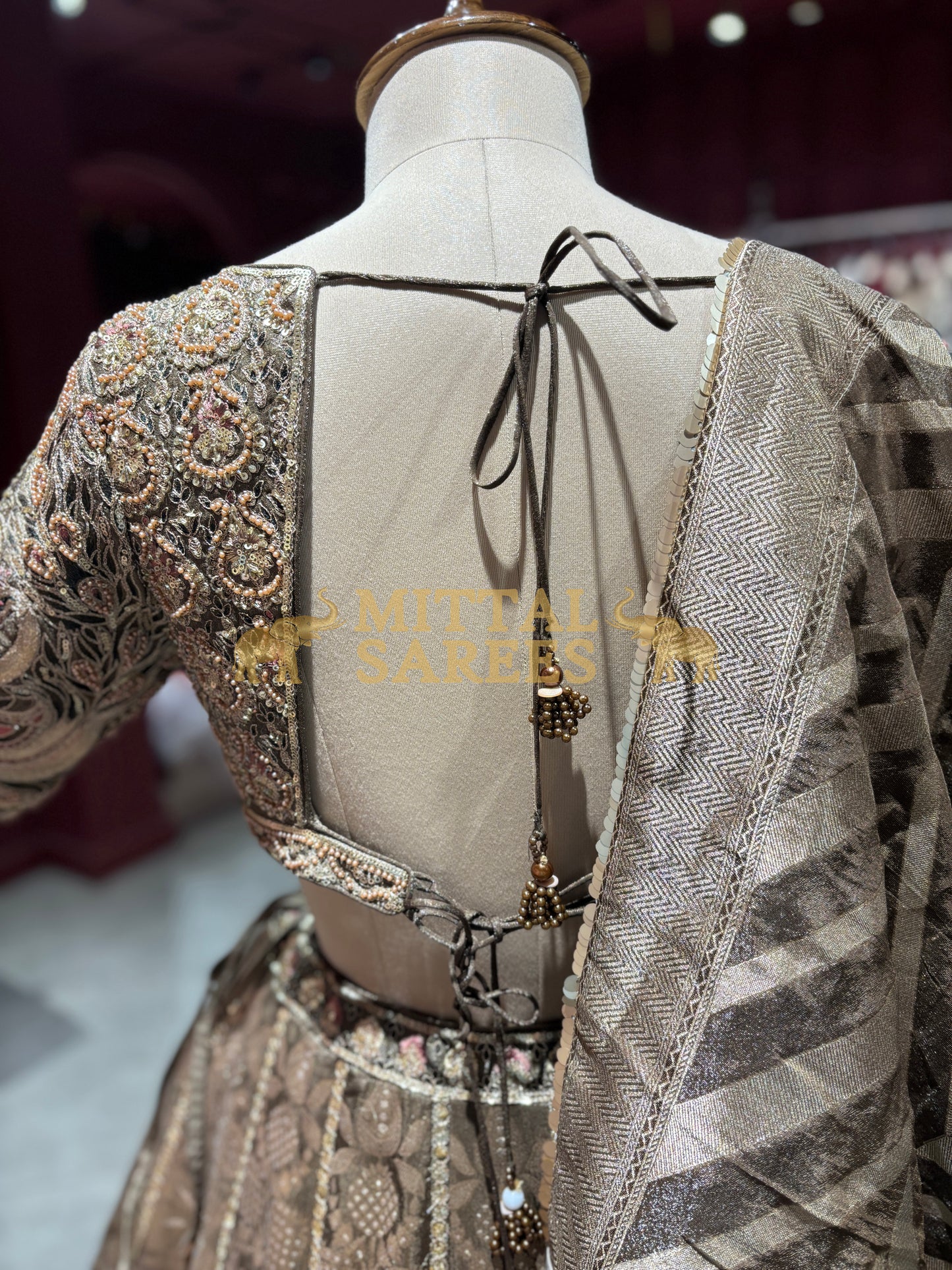 Vintage Royal Heavy Embroidered Designer Lehenga Set