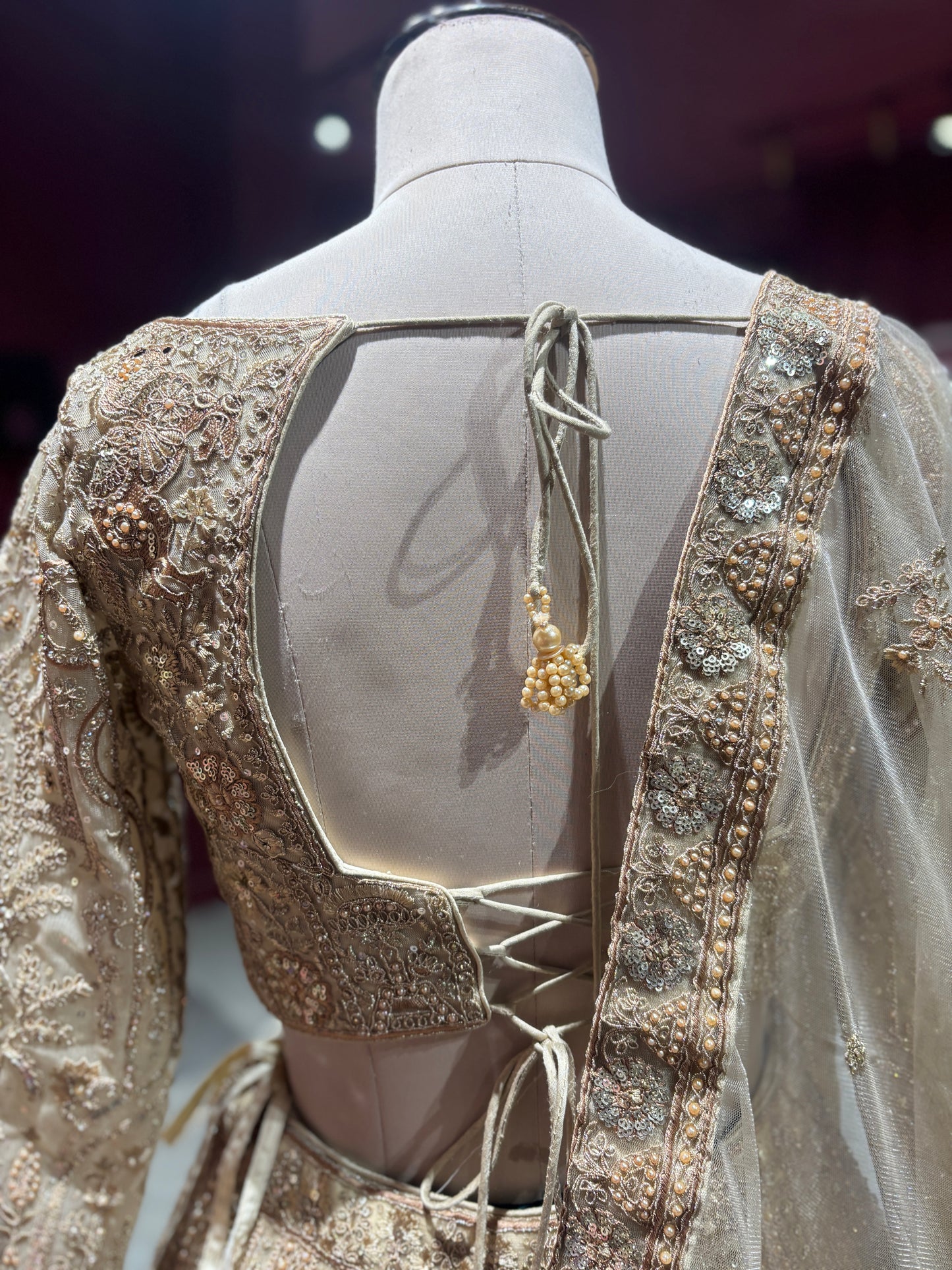 Golden Maharani Designer Lehenga With Grand Heritage Zari Work