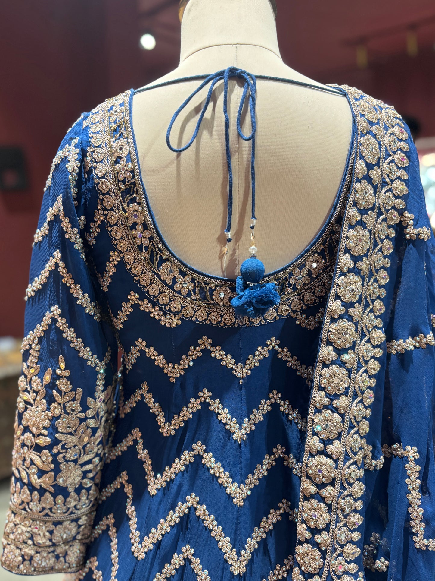 Imperial Midnight Non Bridal Lehenga Ensemble