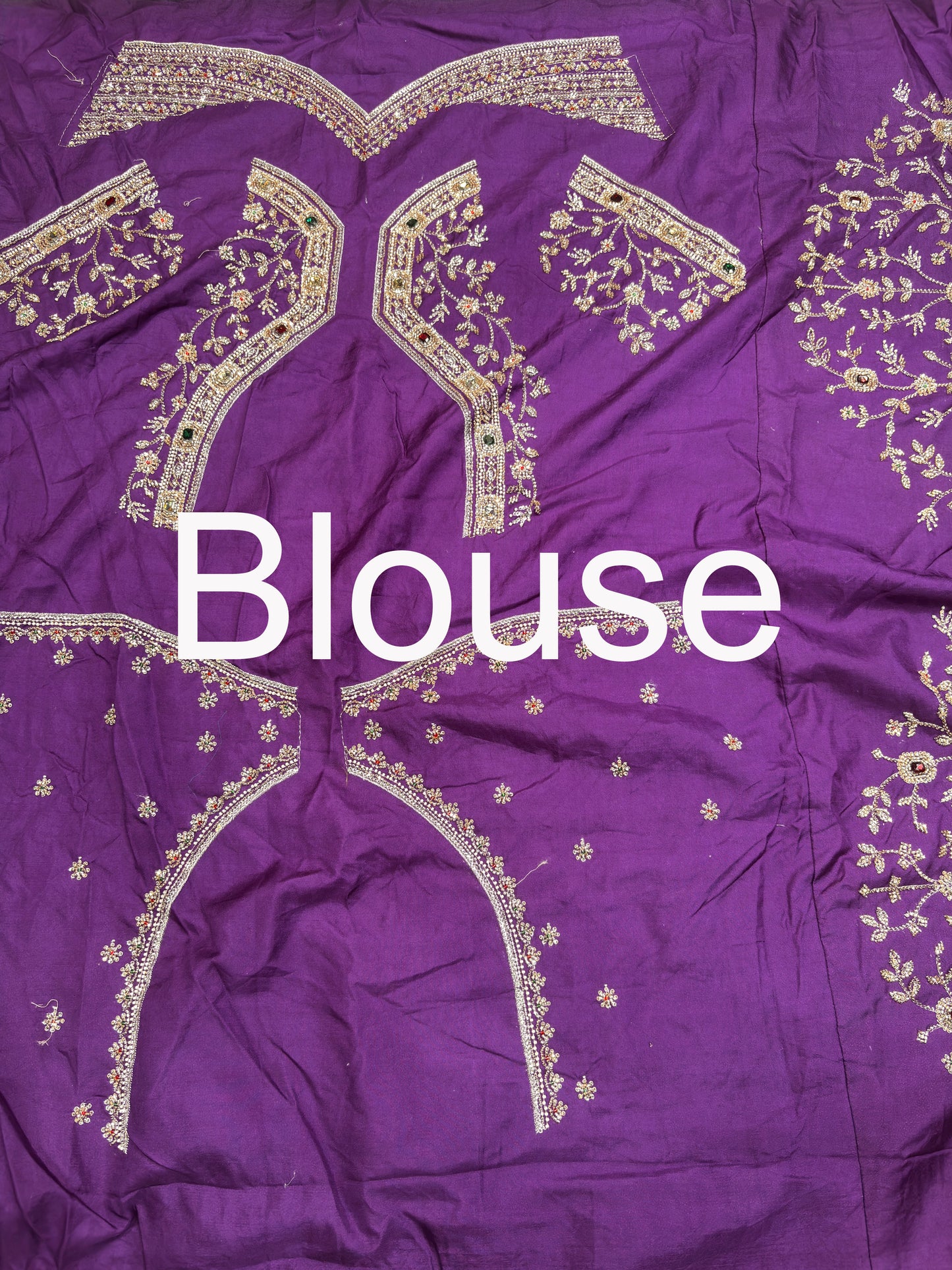 Grand Designer Royal Purple Saree with Elephant Motifs