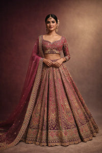 Embroidered Lehengas vs Embellished Lehengas: What’s the Difference?
