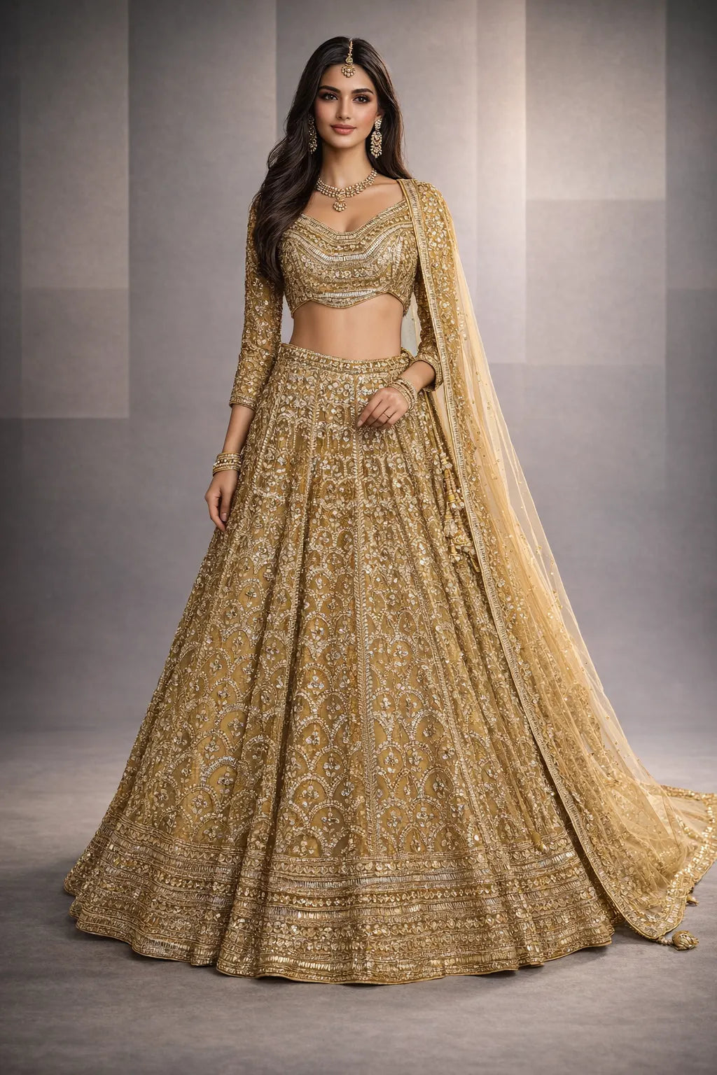How to wear lehenga for a Perfect Bridal Wedding Look