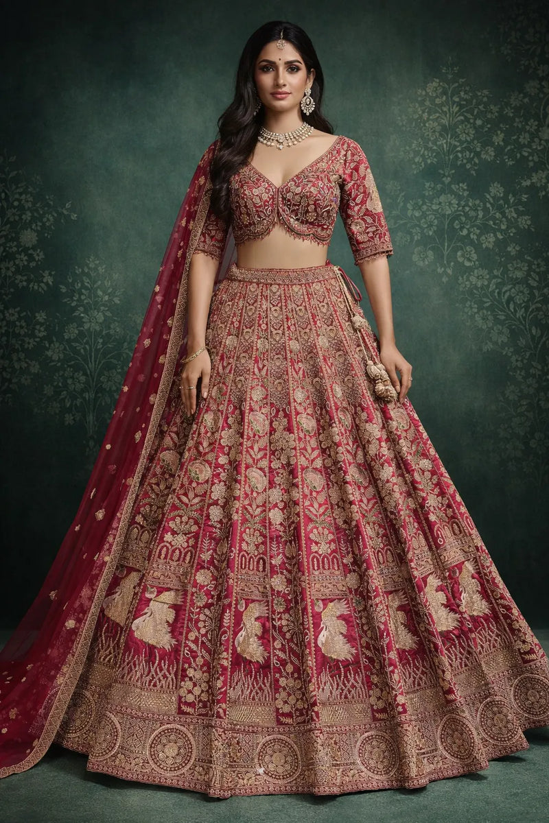 Silk Bridal Lehengas: The Secret to a Royal Wedding Look