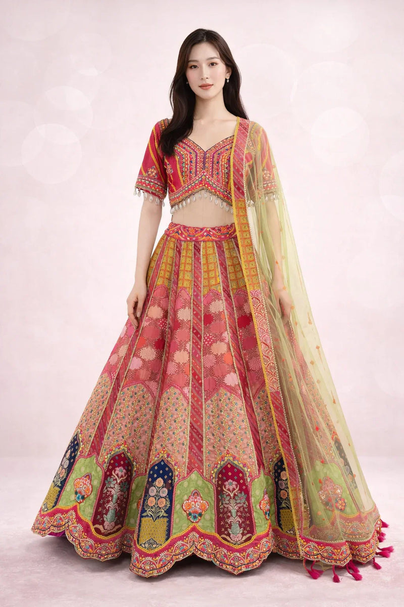 Mirror Work Lehenga Trend Explained