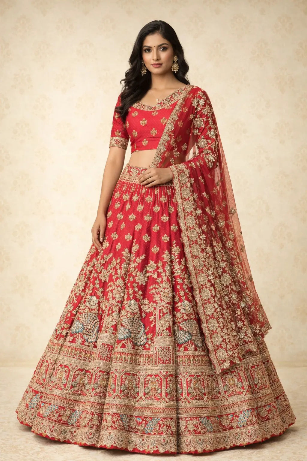 how to stitch lehenga Easy Guide for Bridal Lehenga Design