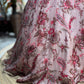 Blush Pink Floral Lehenga with Embellished Blouse & Sheer Dupatta