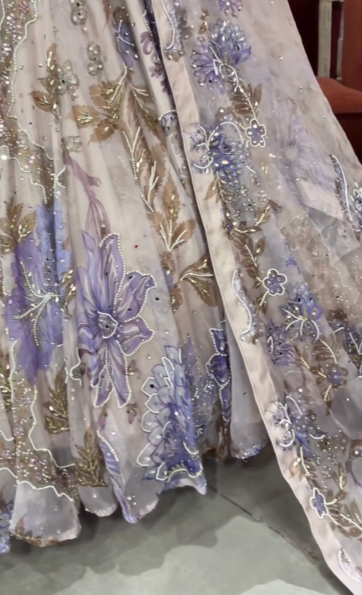Grand Designer Lavender colour Lehenga