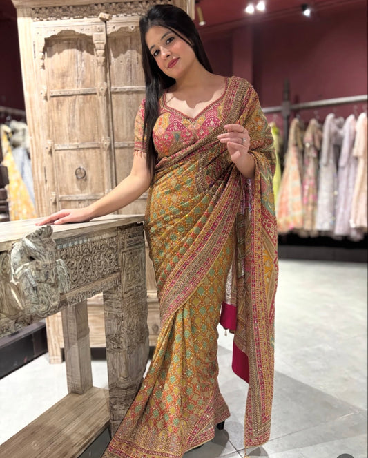 rangrez saree