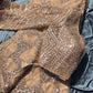 Golden Designer Saree Sequin Embroidery With Designer Blouse