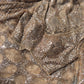 Golden Designer Saree Sequin Embroidery With Designer Blouse