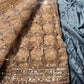 Deisgner Golden Saree Geometric Embroidery With Designer Blouse