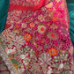 Designer Khaddi Georgette Saree with Ornate Floral Embroidery