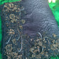Grand Dark Blue Saree with Sequin Embroidery