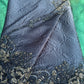 Grand Dark Blue Saree with Sequin Embroidery