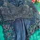 Grand Dark Blue Saree with Sequin Embroidery