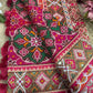 Rani Patola Silk Designer Saree With Pearl & Zarkan Work
