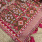 Rani Patola Silk Designer Saree With Pearl & Zarkan Work