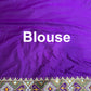 Purple Patola Silk Designer Saree With Pearl & Zarkan Work