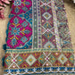 Blue Patola Silk Designer Saree With Pearl & Zarkan Work