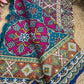 Blue Patola Silk Designer Saree With Pearl & Zarkan Work