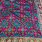 Blue Patola Silk Designer Saree With Pearl & Zarkan Work