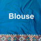 Blue Patola Silk Designer Saree With Pearl & Zarkan Work