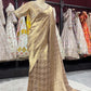 Designer Golden Saree with Ornate Detailing