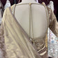 Designer Golden Saree with Ornate Detailing