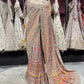 Patola Inspired Saree with Heavy Mirror Work & Designer Blouse