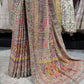 Patola Inspired Saree with Heavy Mirror Work & Designer Blouse