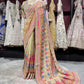 Heritage Printed Saree with Heavy Embroidered Border & Designer Blouse