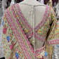 Heritage Printed Saree with Heavy Embroidered Border & Designer Blouse