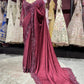 Designer Saree with Heavy Sequins Handwork Luxury Wedding Party