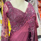 Designer Saree with Heavy Sequins Handwork Luxury Wedding Party