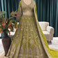 Perfect Zari & Sequins Lehenga with Deer Motifs and Dome Accents