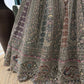 Opulent Green Embroidered Lehenga with Sequins & Stone Work