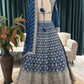 Grand Embroidered Lehenga Set with Zari & Beadwork Detailing