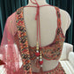 Rose Gold Lehenga Set with Sweetheart Choli & Polka Dot Dupatta