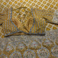 Mustard Yellow Bandhani Saree with Traditional Embroidery