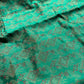 Emerald Green Banarasi Patola Silk Saree with Antique Gold Zari Weaving