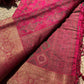 Rani Pink Banarasi Patola Silk Saree with Antique Gold Zari Weaving