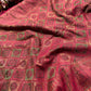 Rani Pink Banarasi Patola Silk Saree with Antique Gold Zari Weaving